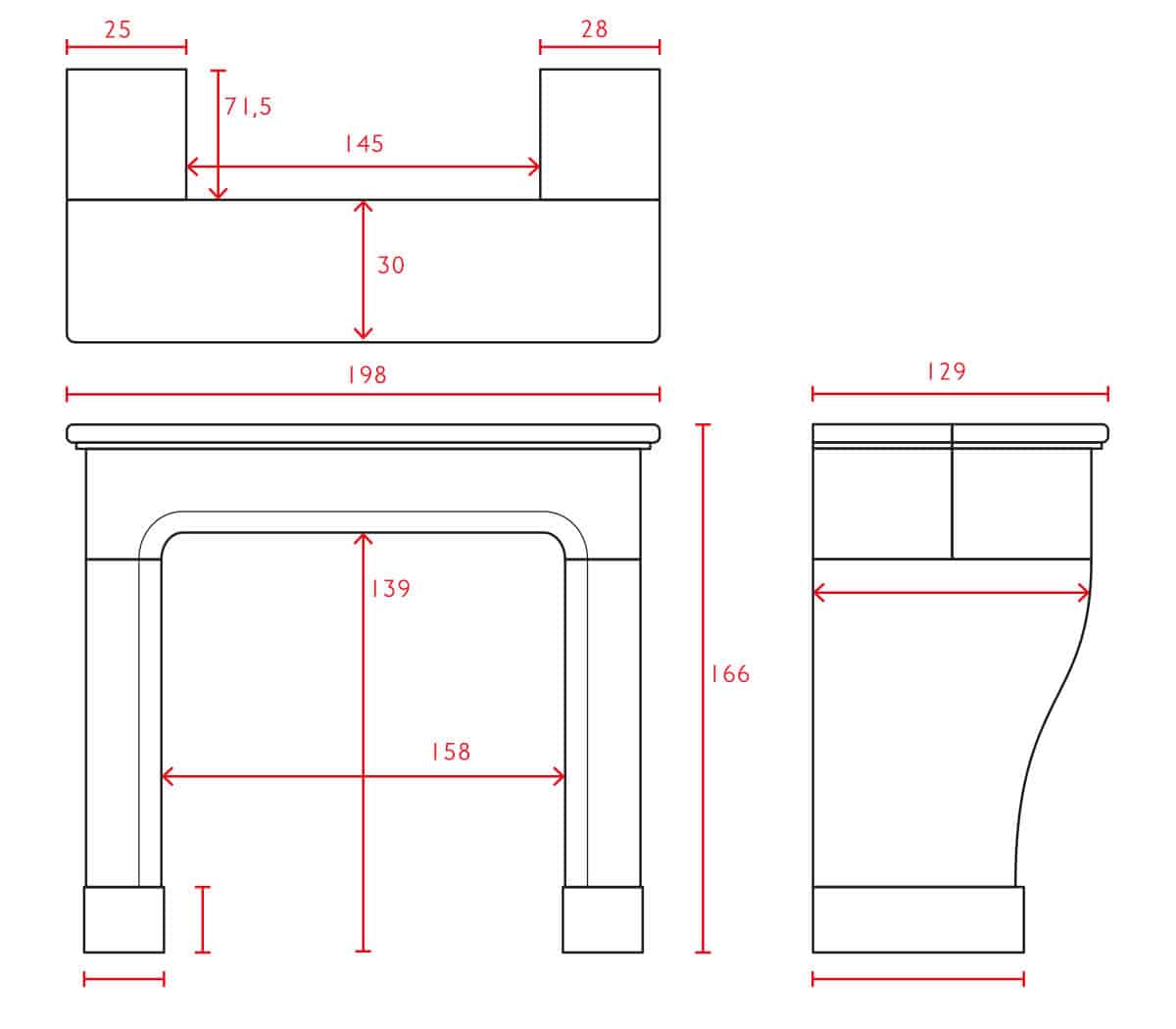 Antieke-Franse-zandstenen-kasteelschouw