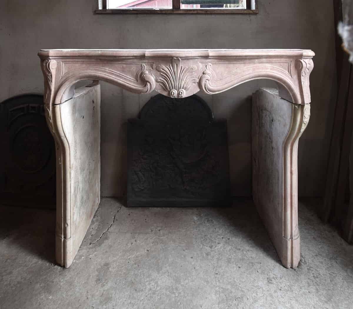 Antieke-Louis-XV-marmeren-schouw