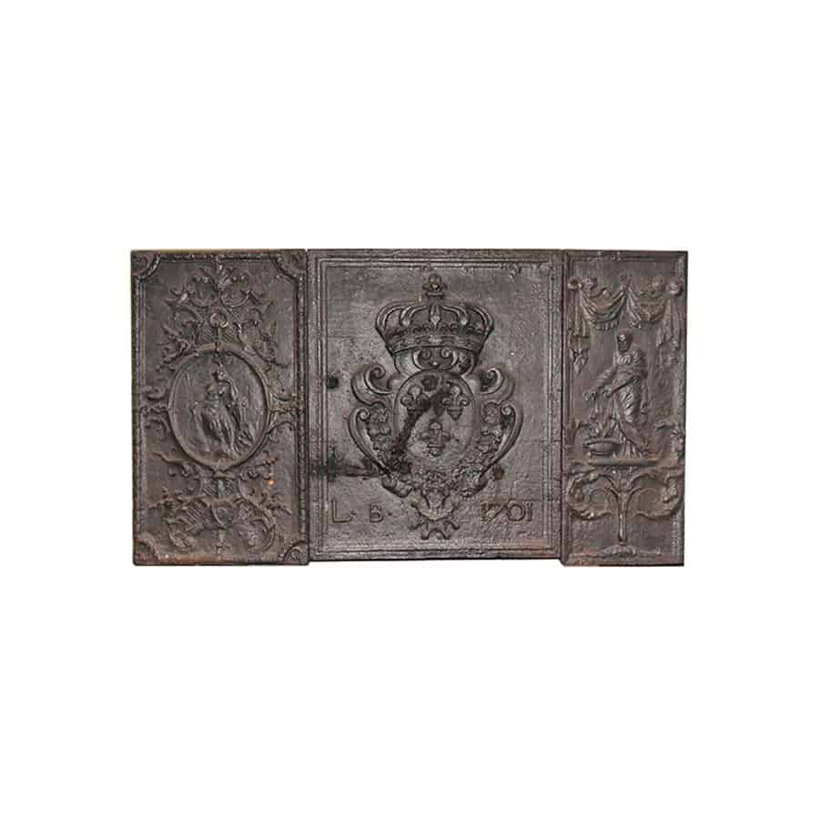 Antieke-haardplaat-drieluik