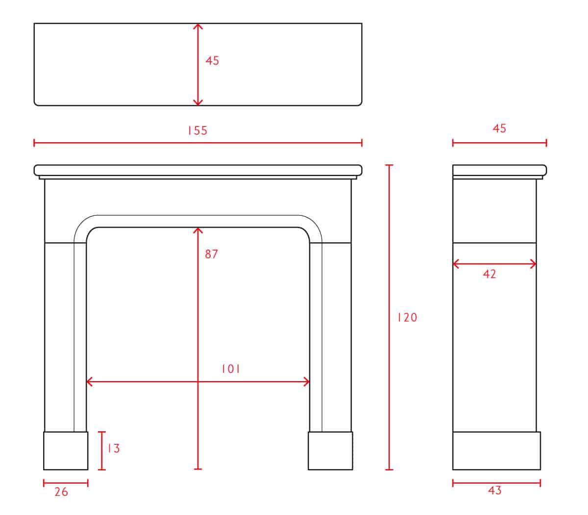Antieke-zwart-marmeren-voorzetschouw