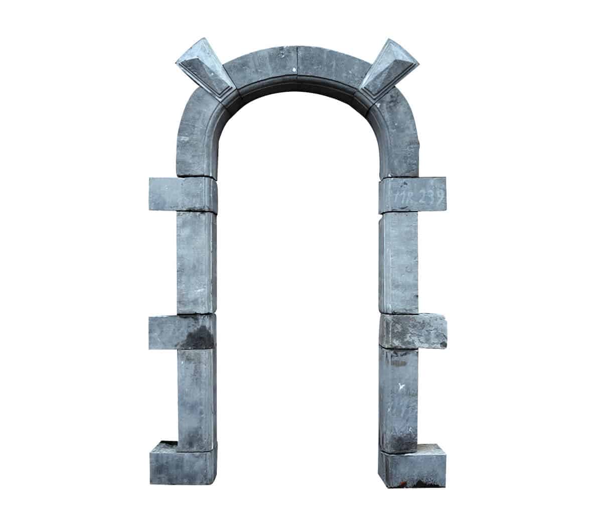 Belgisch-hardstenen-portiek