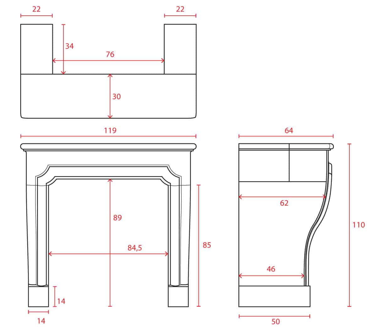 Clemont-zandstenen-schouw-maten