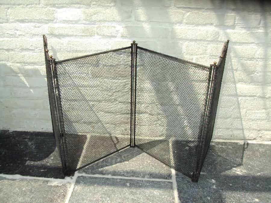 Haardscherm-vierdelig