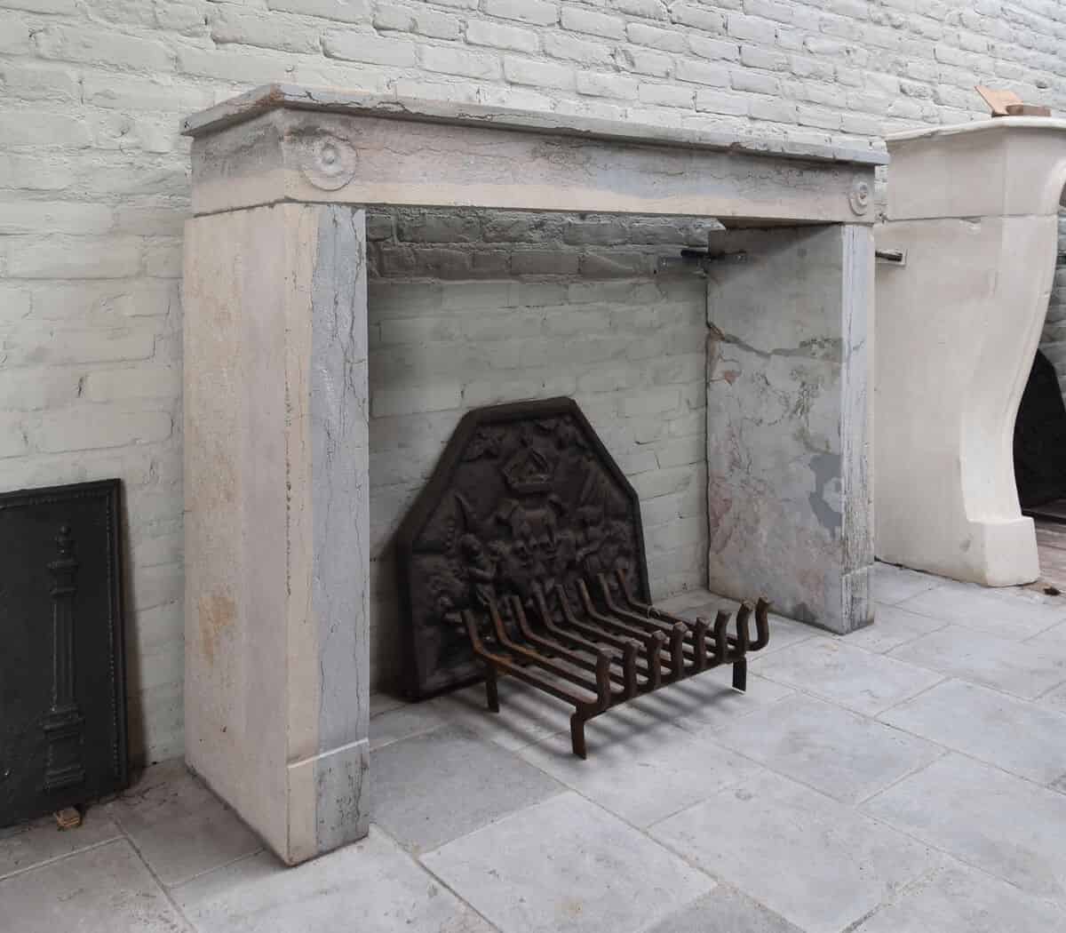 Marmerstenen-voorzetschouw