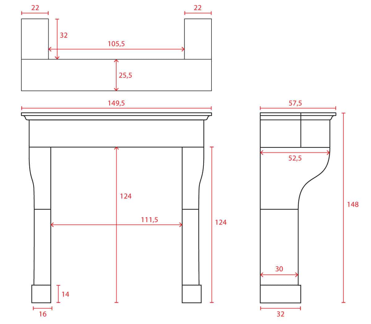 Paris-zandstenen-schouw-maten