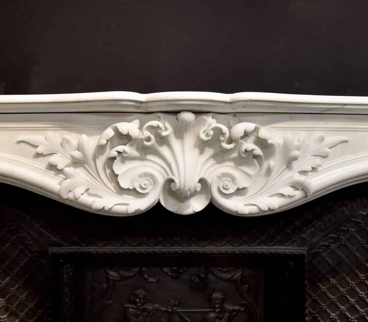 Antieke-Louis-XV-marmeren-voorzetschouw
