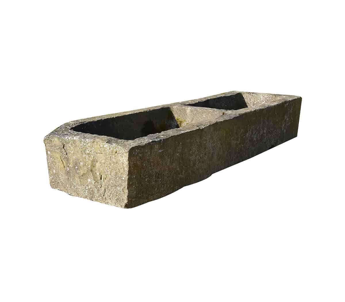 Natuurstenen-trog