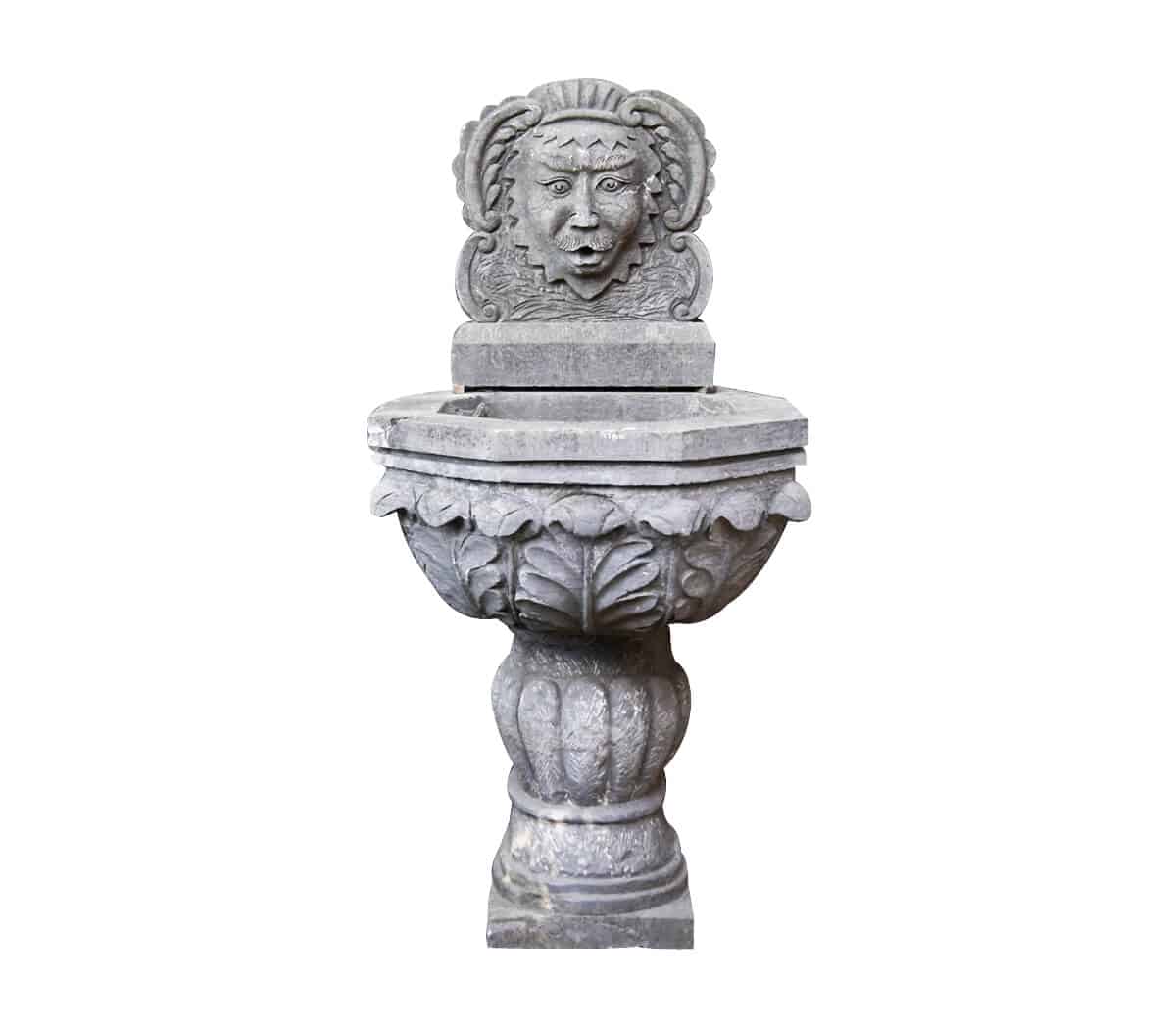 Natuurstenen-wandfontein