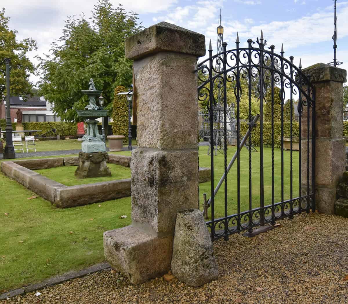 Granieten-poortpalen