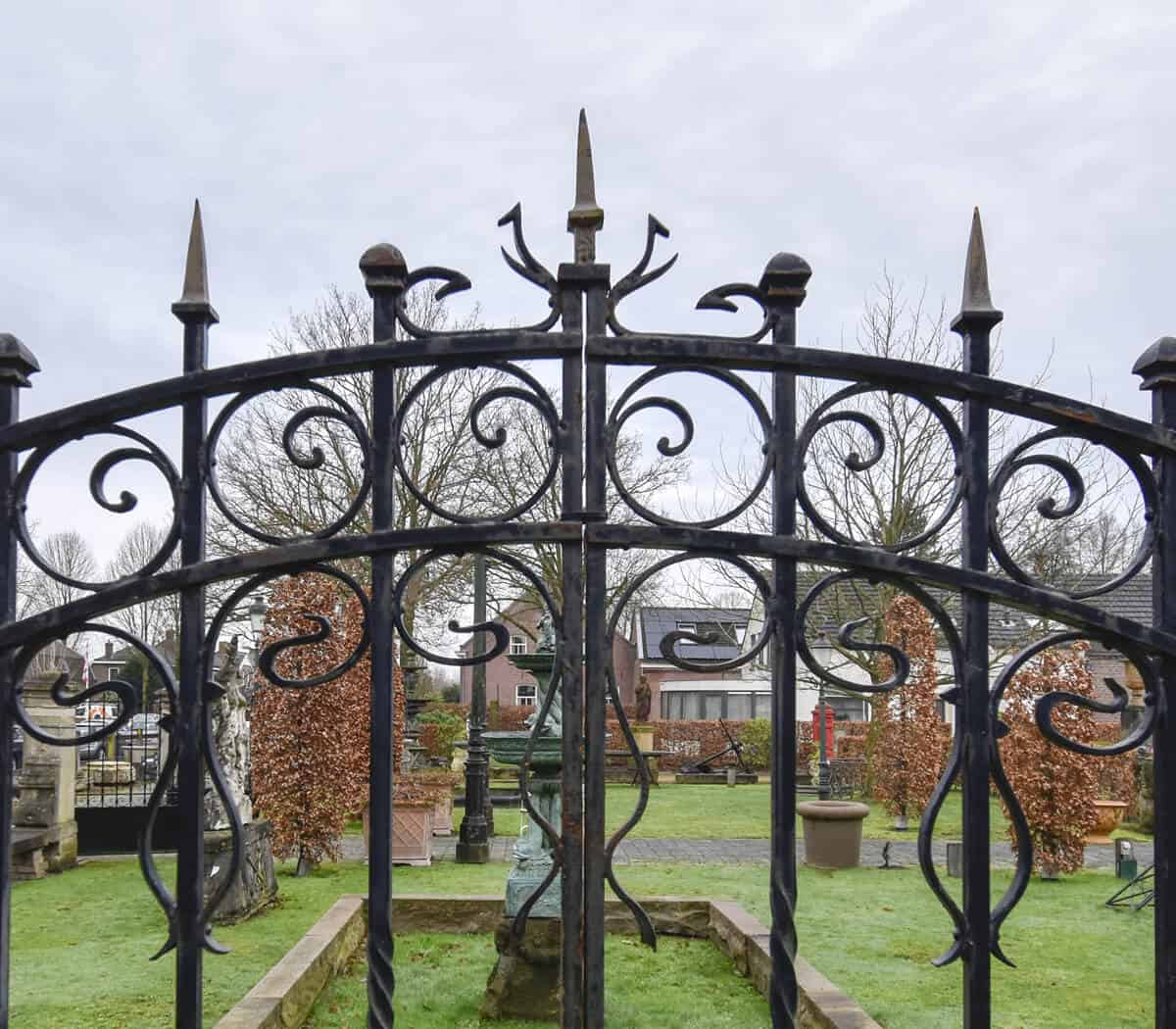 Granieten-poortpalen