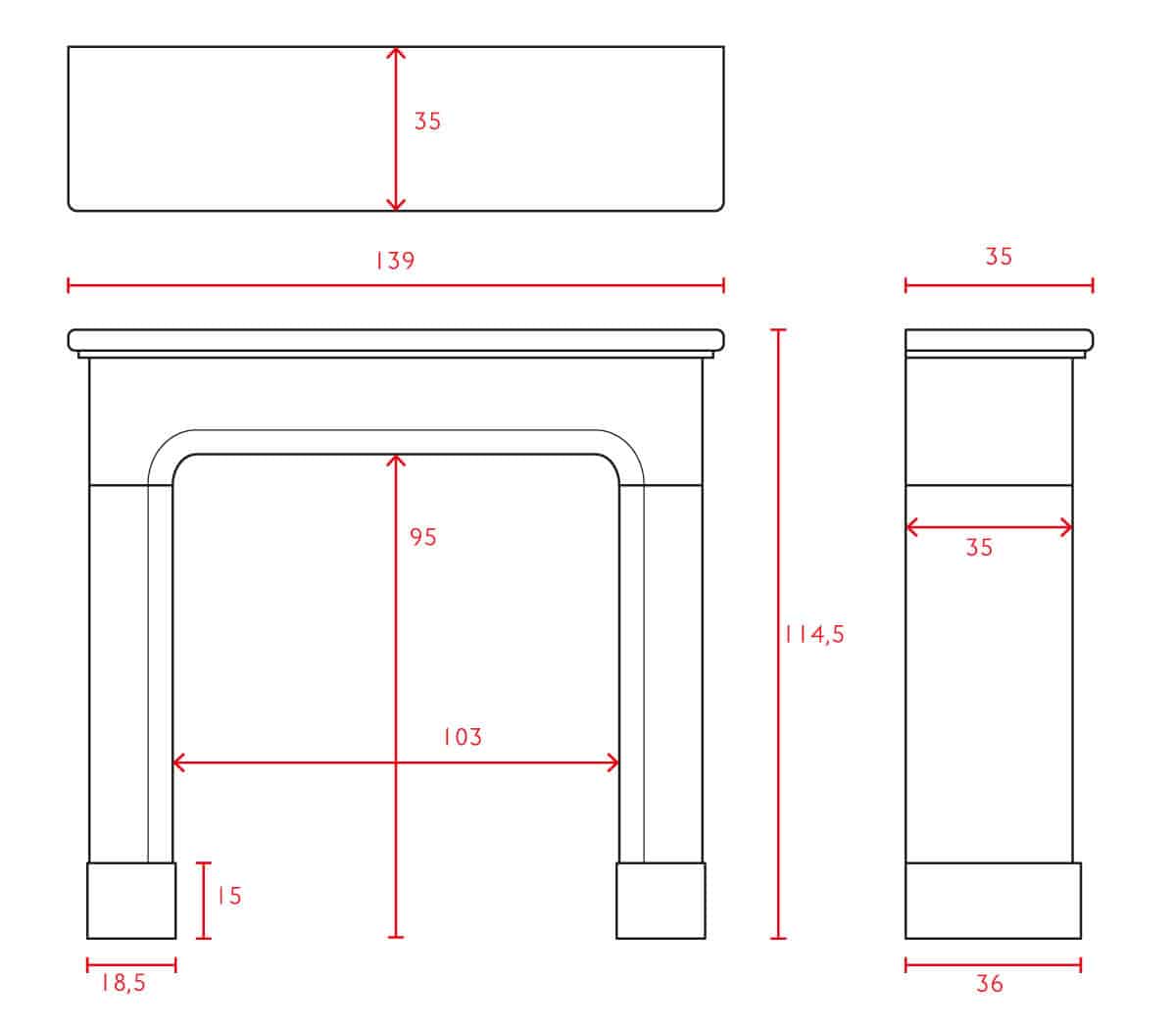 Zalm-marmeren-voorzetschouw