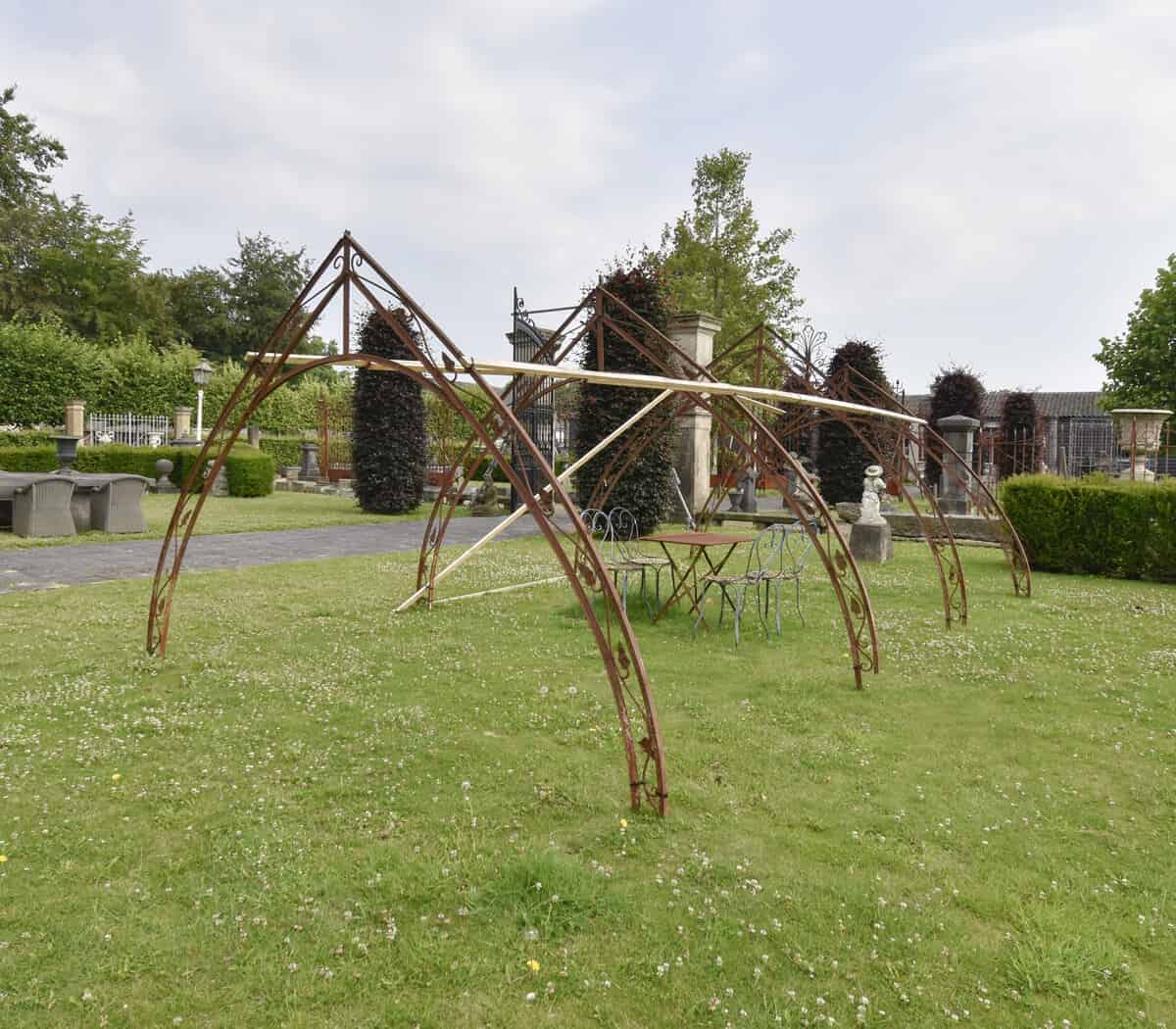 4-IJzeren-prieel-dakspanten