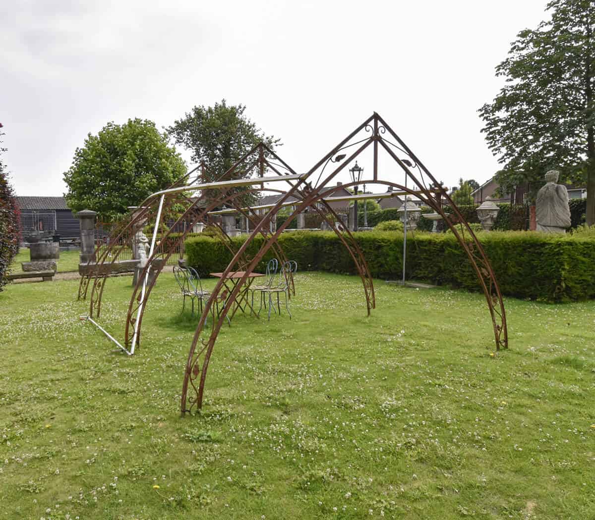 4-IJzeren-prieel-dakspanten