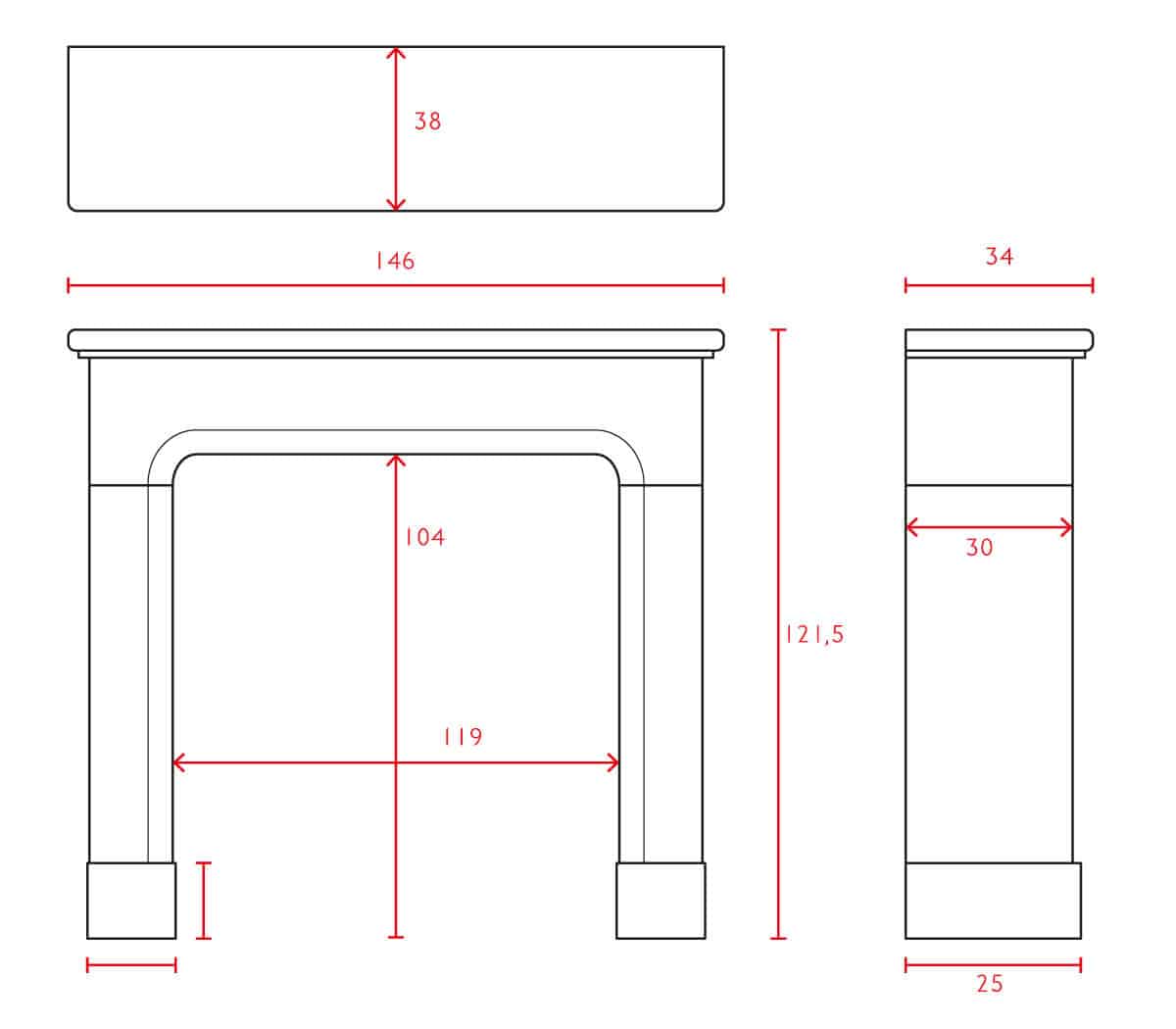Lavastenen-voorzetschouw