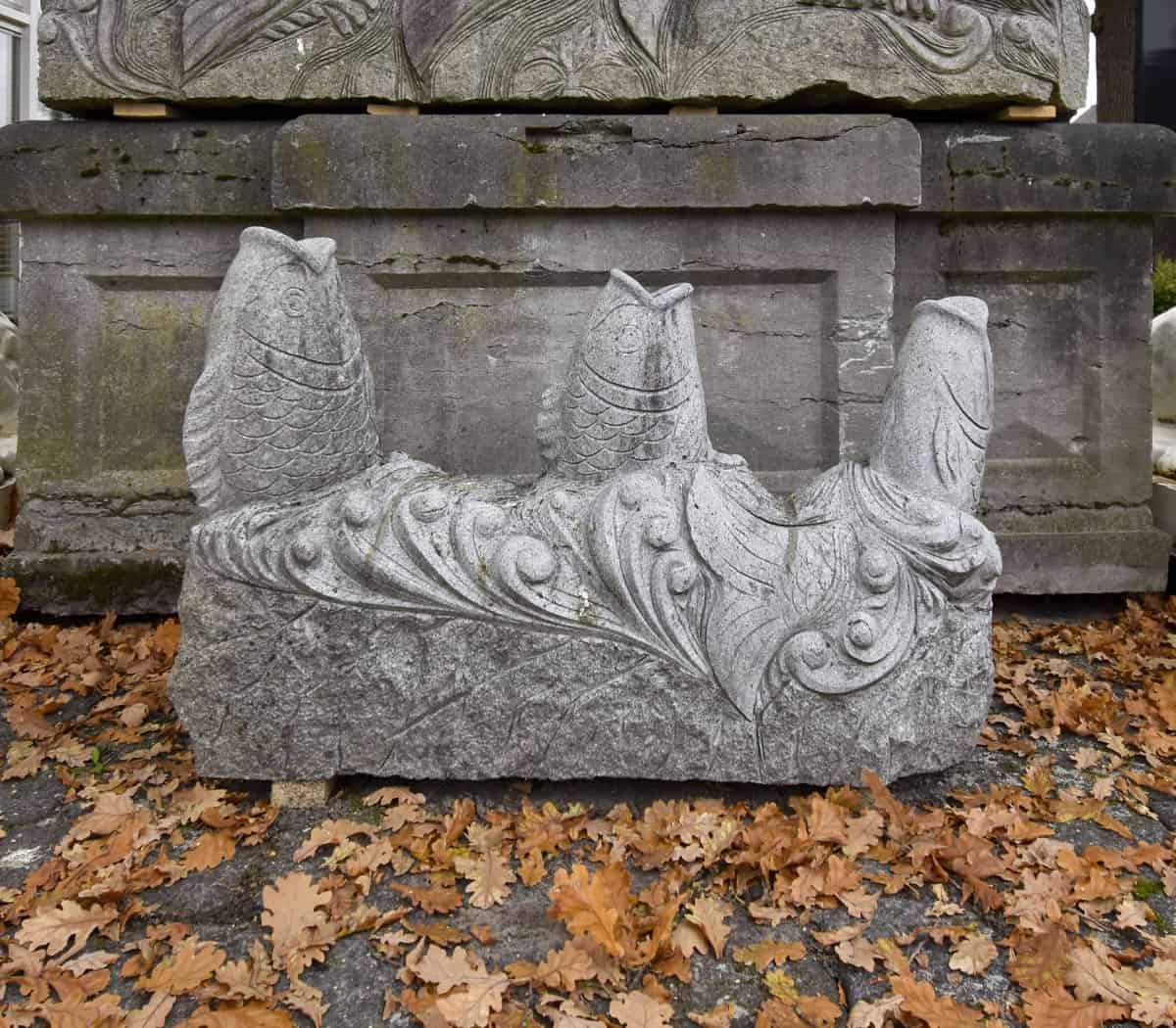 Stenen-waterspuwer-3-uitlopers