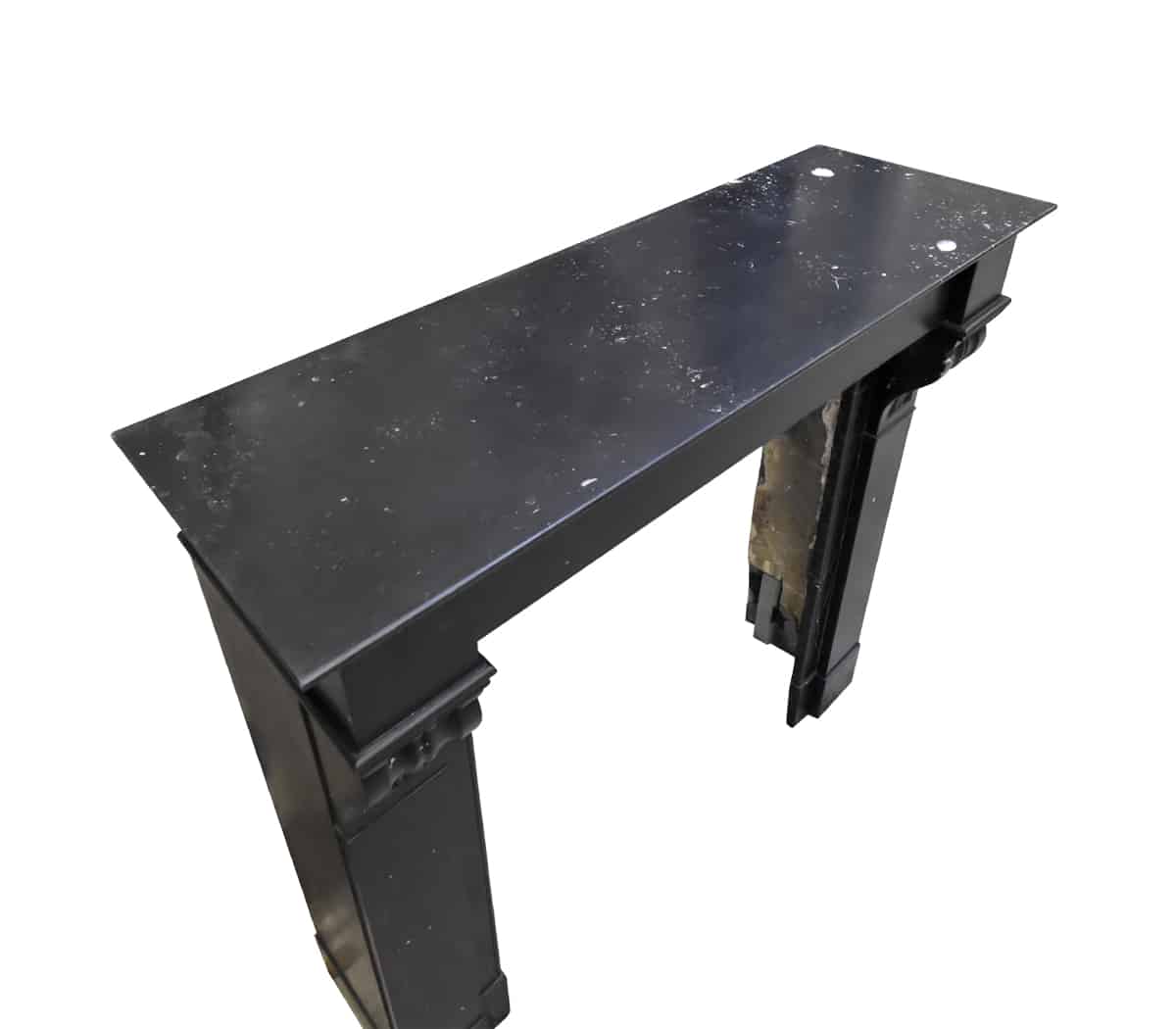 Zwart-marmeren-modillion-voorzetschouw