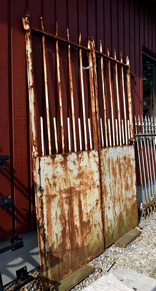 Antieke-dubbele-poort-