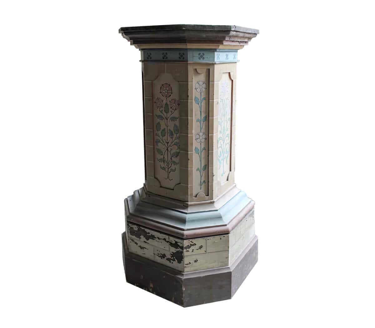 Antieke-houten-sokkel