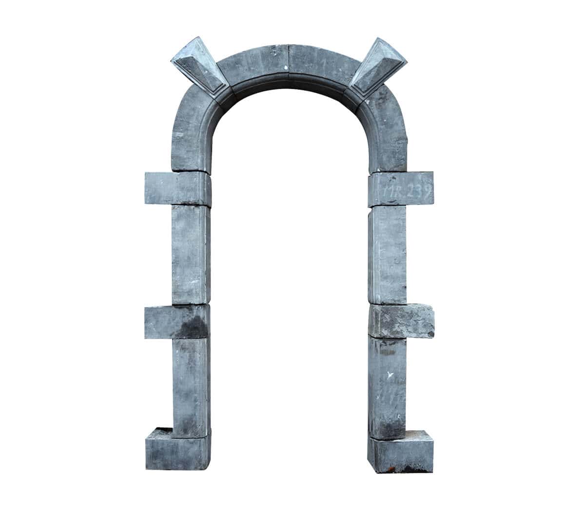 Belgisch-hardstenen-portiek