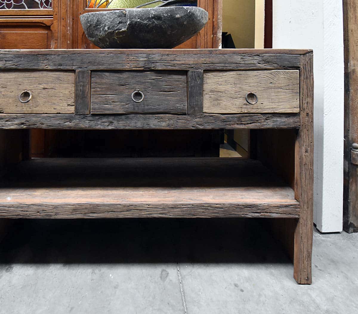 Eiken-badkamermeubel