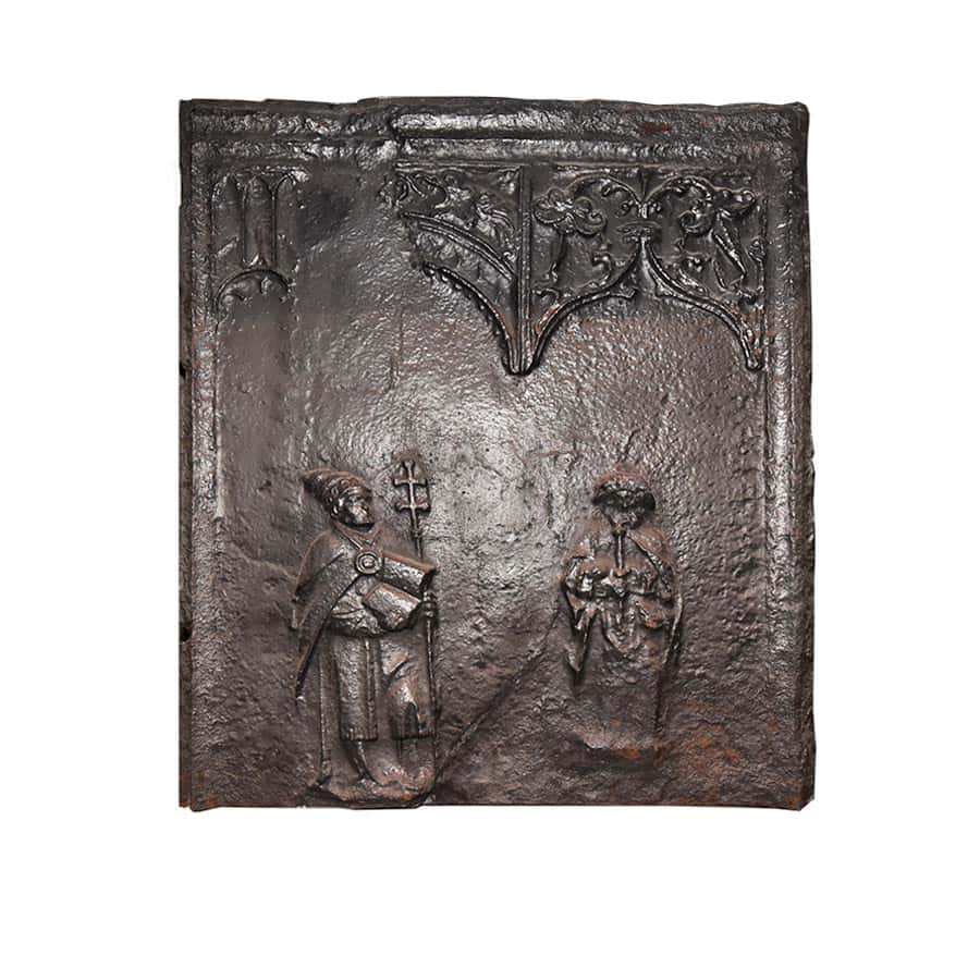 Gietijzeren-haardplaat