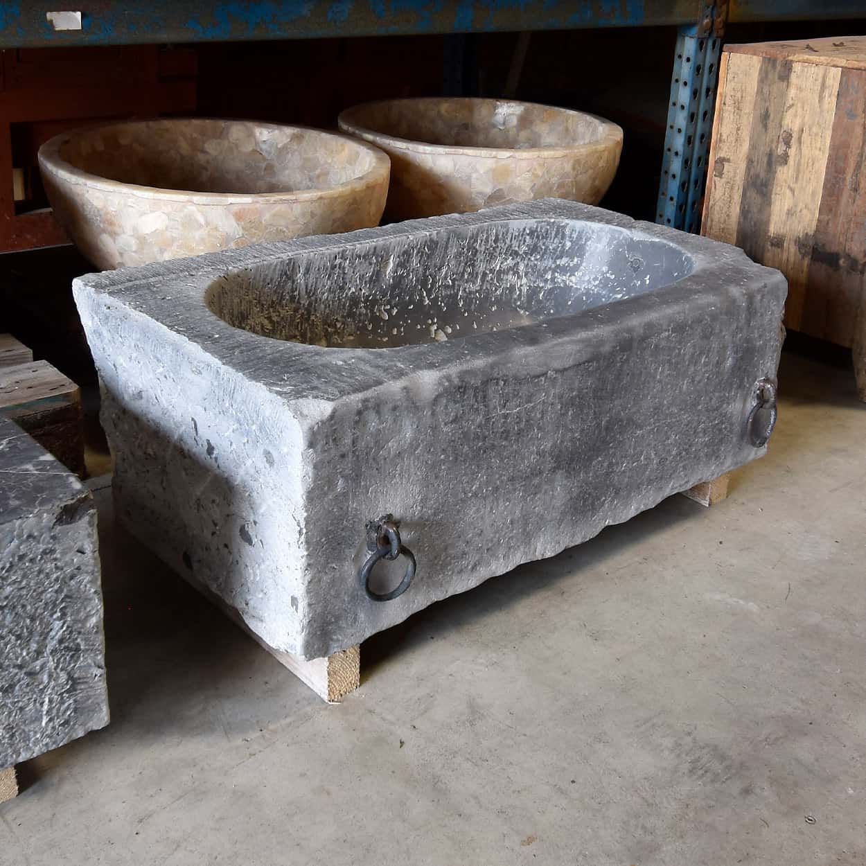 Hardstenen-trog-bak