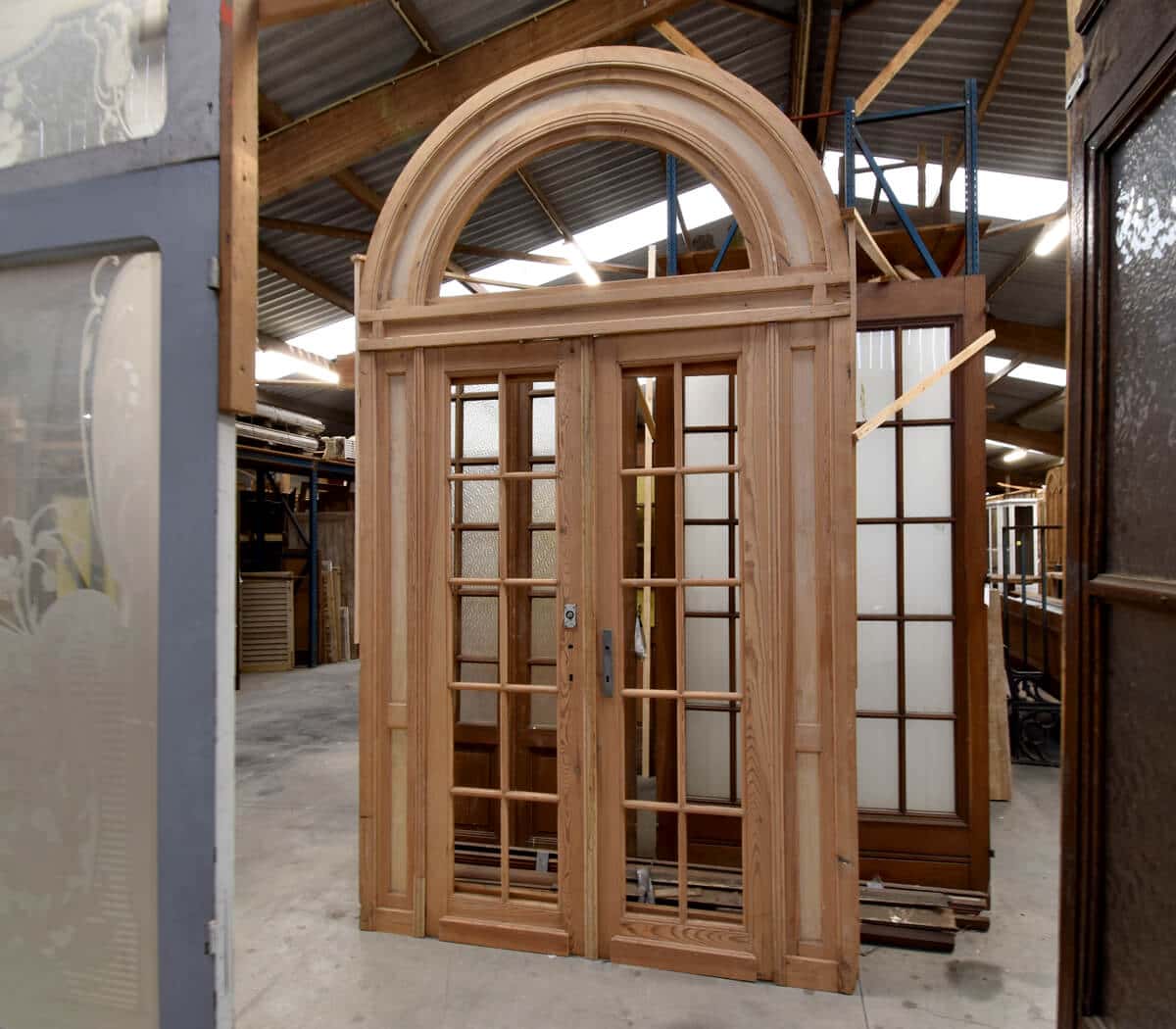 geloogd-grenen-dubbele-deur-bovenlicht