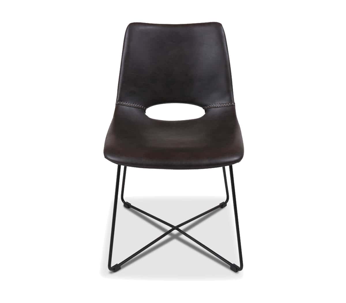 eetkamerstoel-metaal-leer