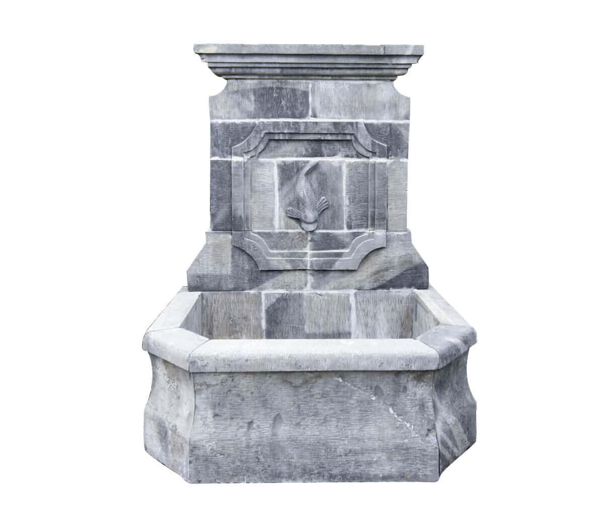 Natuurstenen-wandfontein