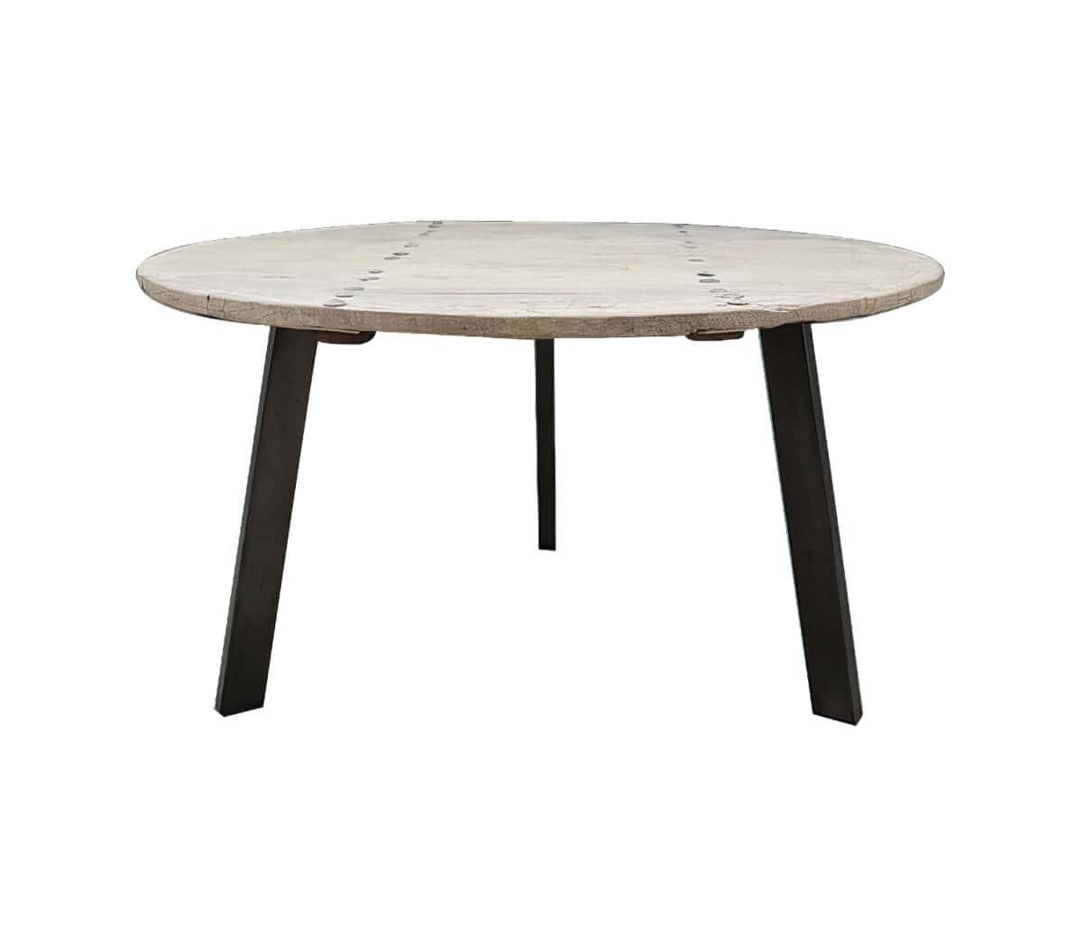 Ronde-oude-deur-tafel