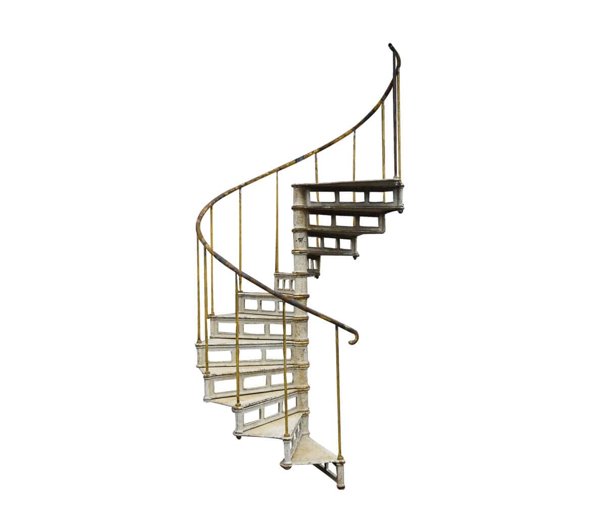 Gietijzeren-spiltrap