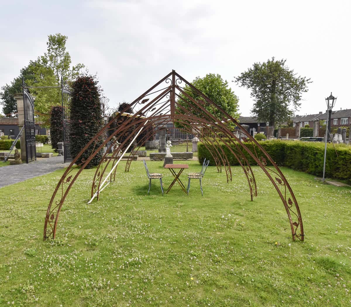 4-IJzeren-prieel-dakspanten