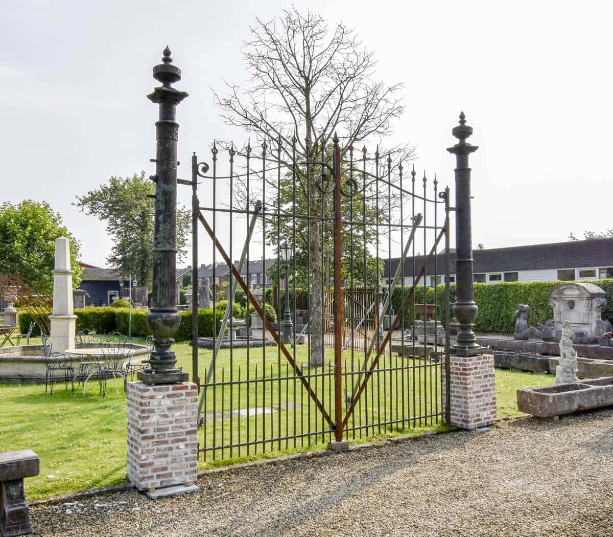 Poort-met-poortpalen