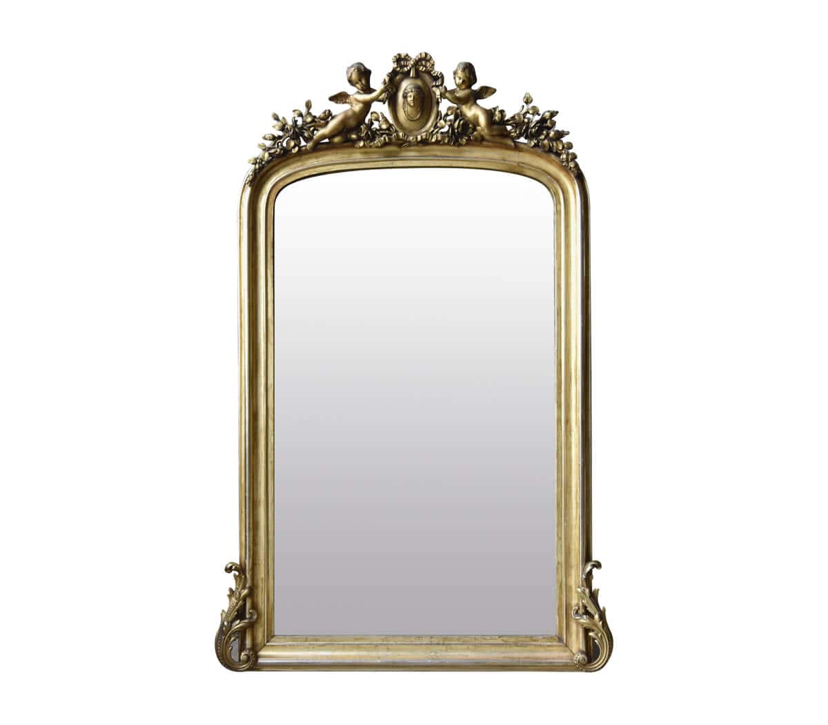 Antieke-spiegel-met-engeltjes