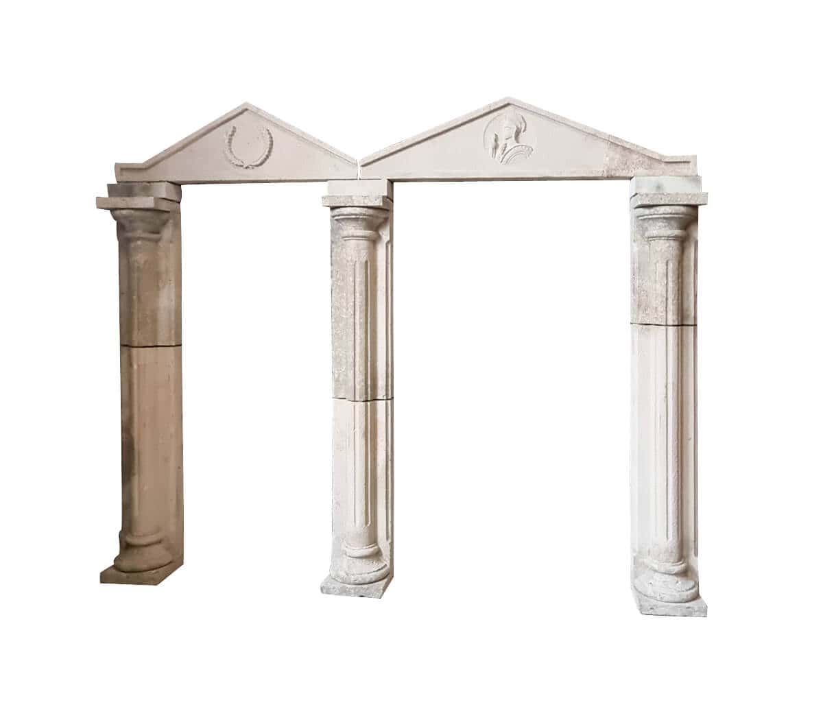 Zandstenen-dubbele-Portiek