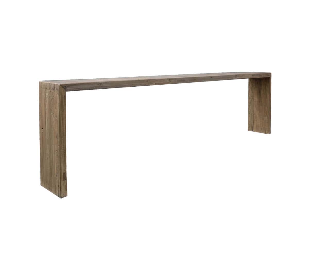 Houten-wandtafel