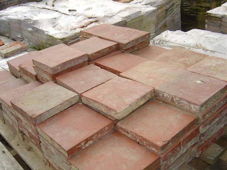 Antieke-Franse-rode-plavuizen