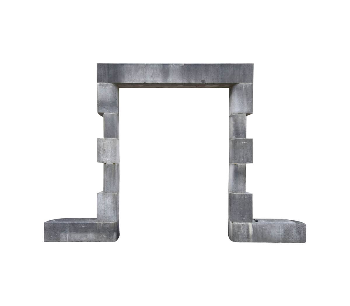 Belgisch-hardstenen-Portiek