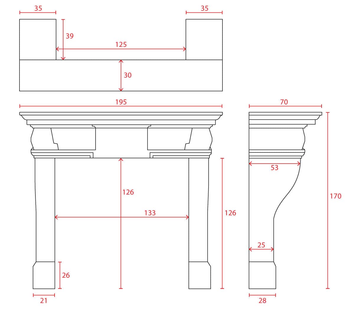 Chateau-zandstenen-schouw-maten