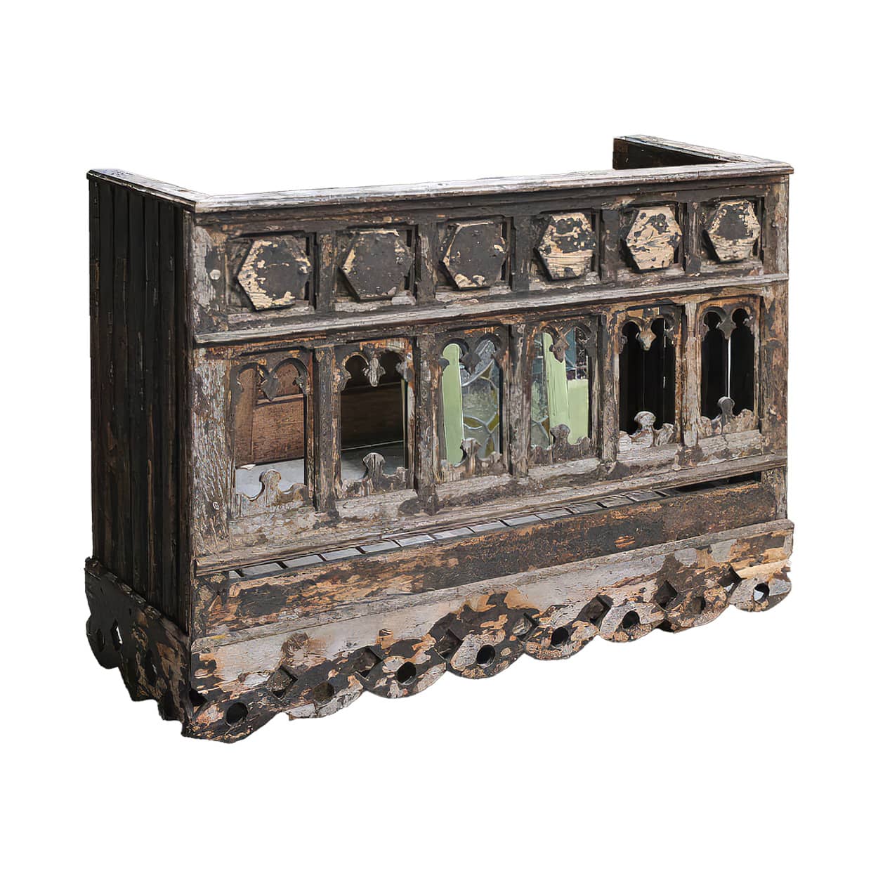 Decoratief-balkon-oud-hout