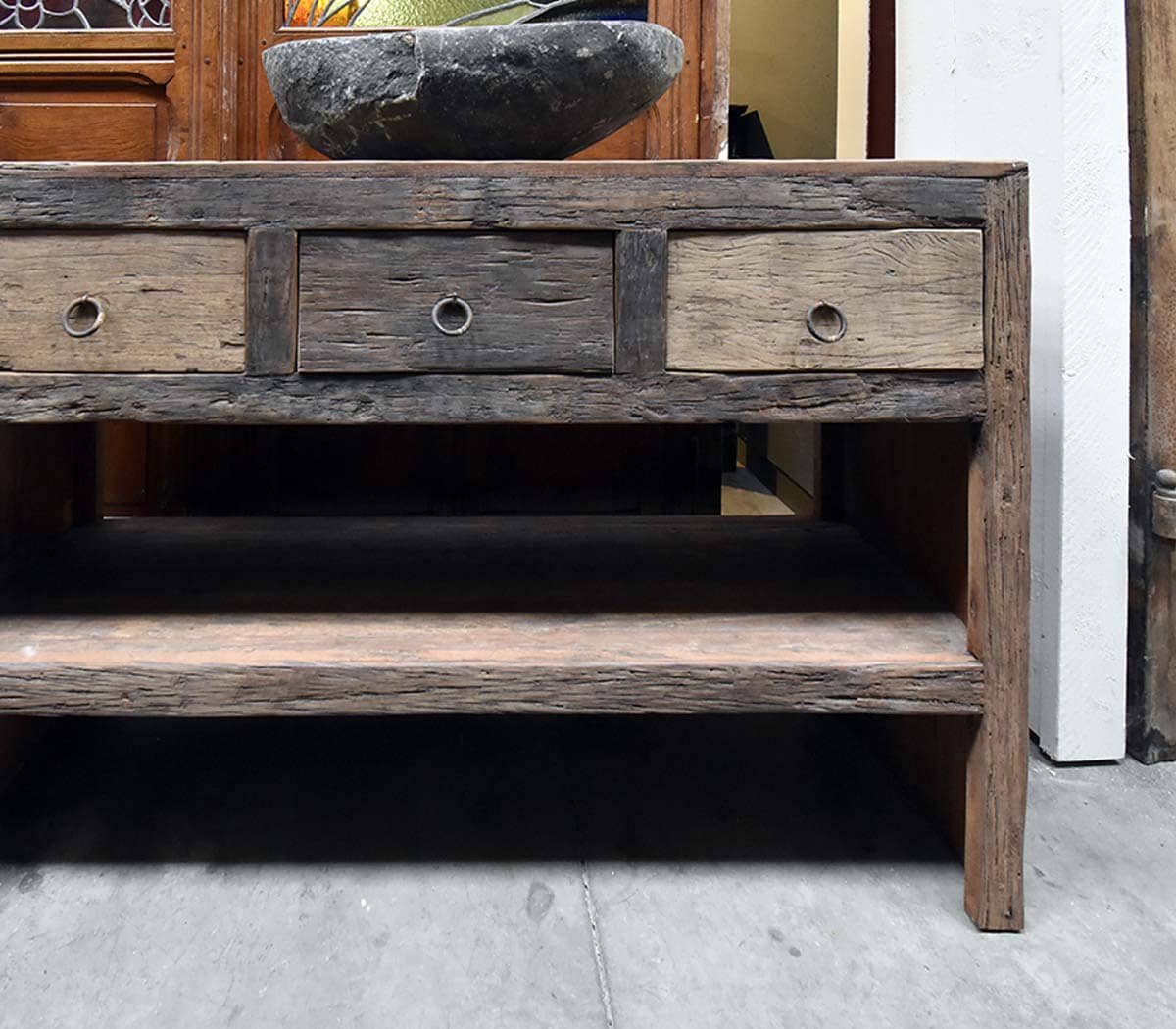 Eiken-badkamermeubel