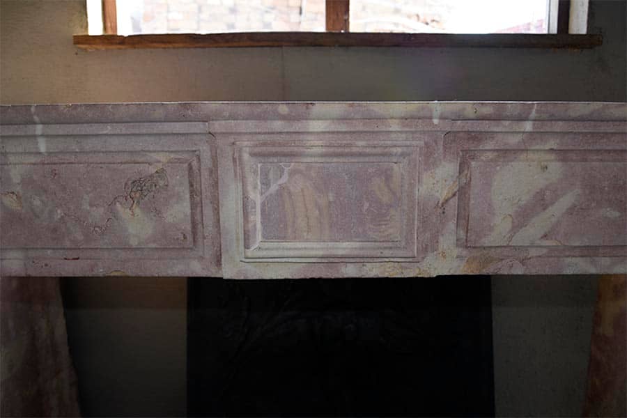 Marmerstenen-ombouwschouw