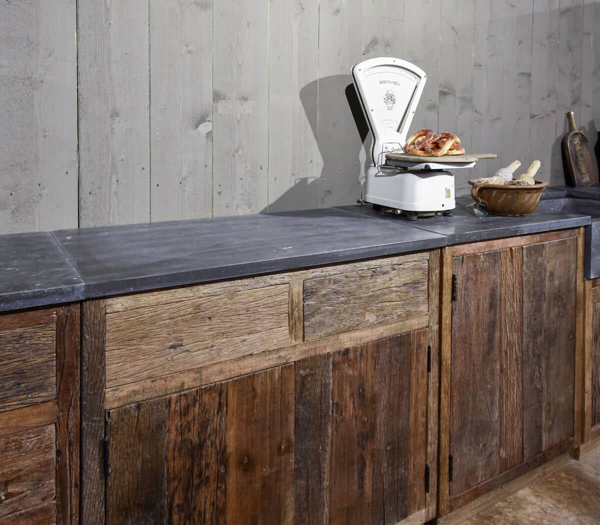 Keuken met hardstenen blad