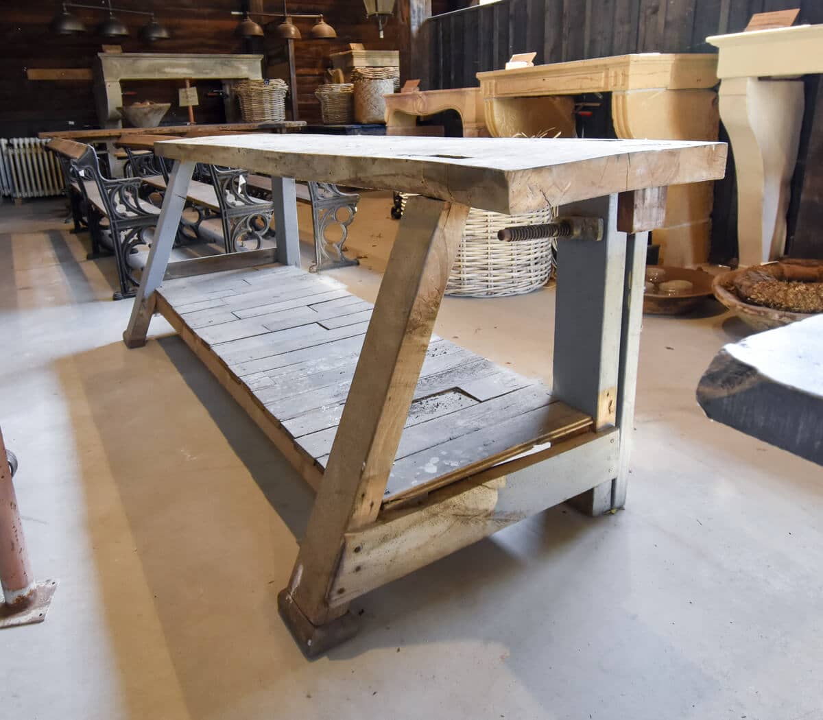 Oude-werkbank