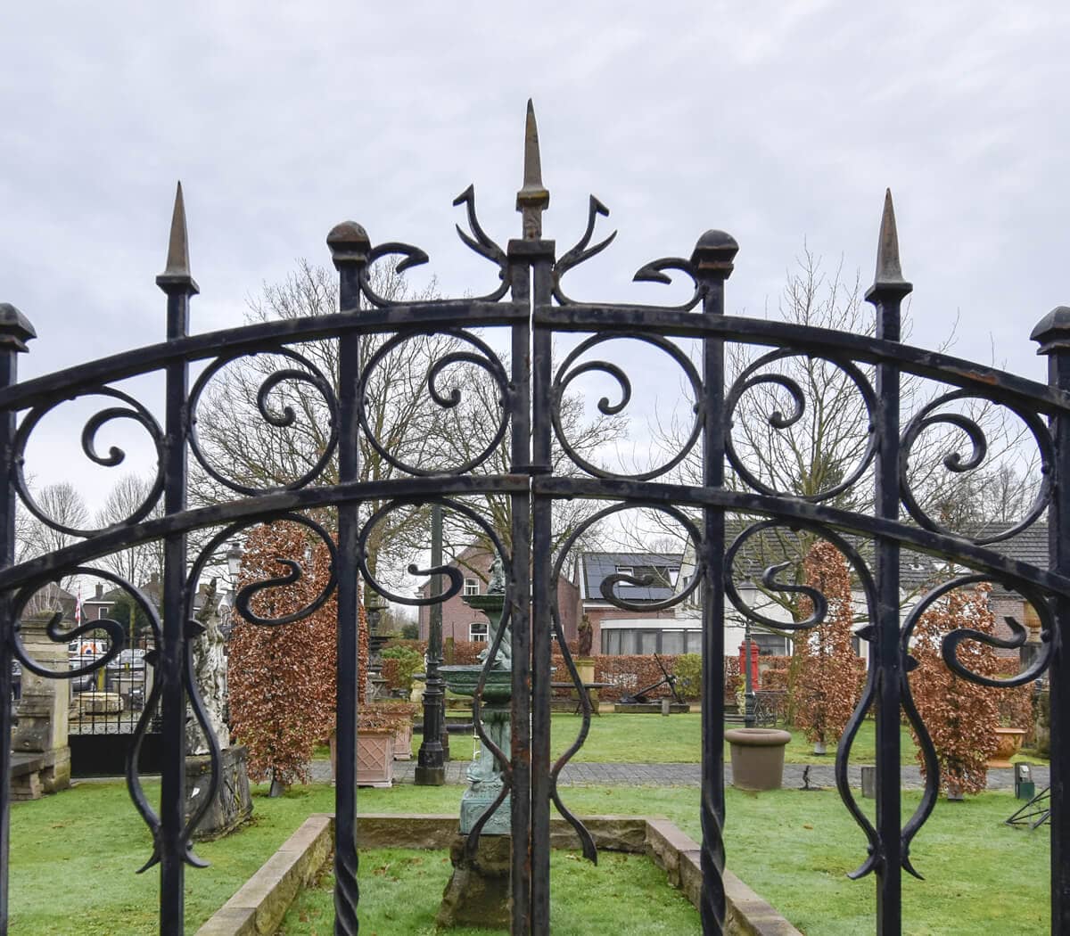 Granieten-poortpalen