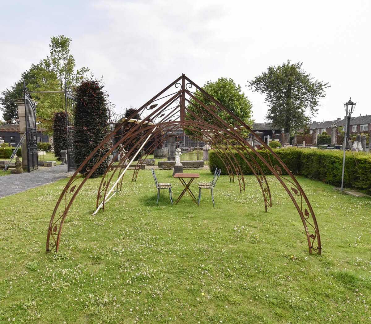 4-IJzeren-prieel-dakspanten