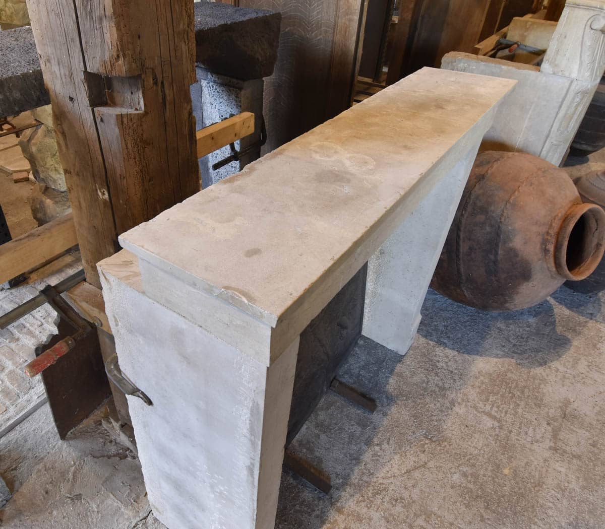 Marmerstenen-voorzetschouw