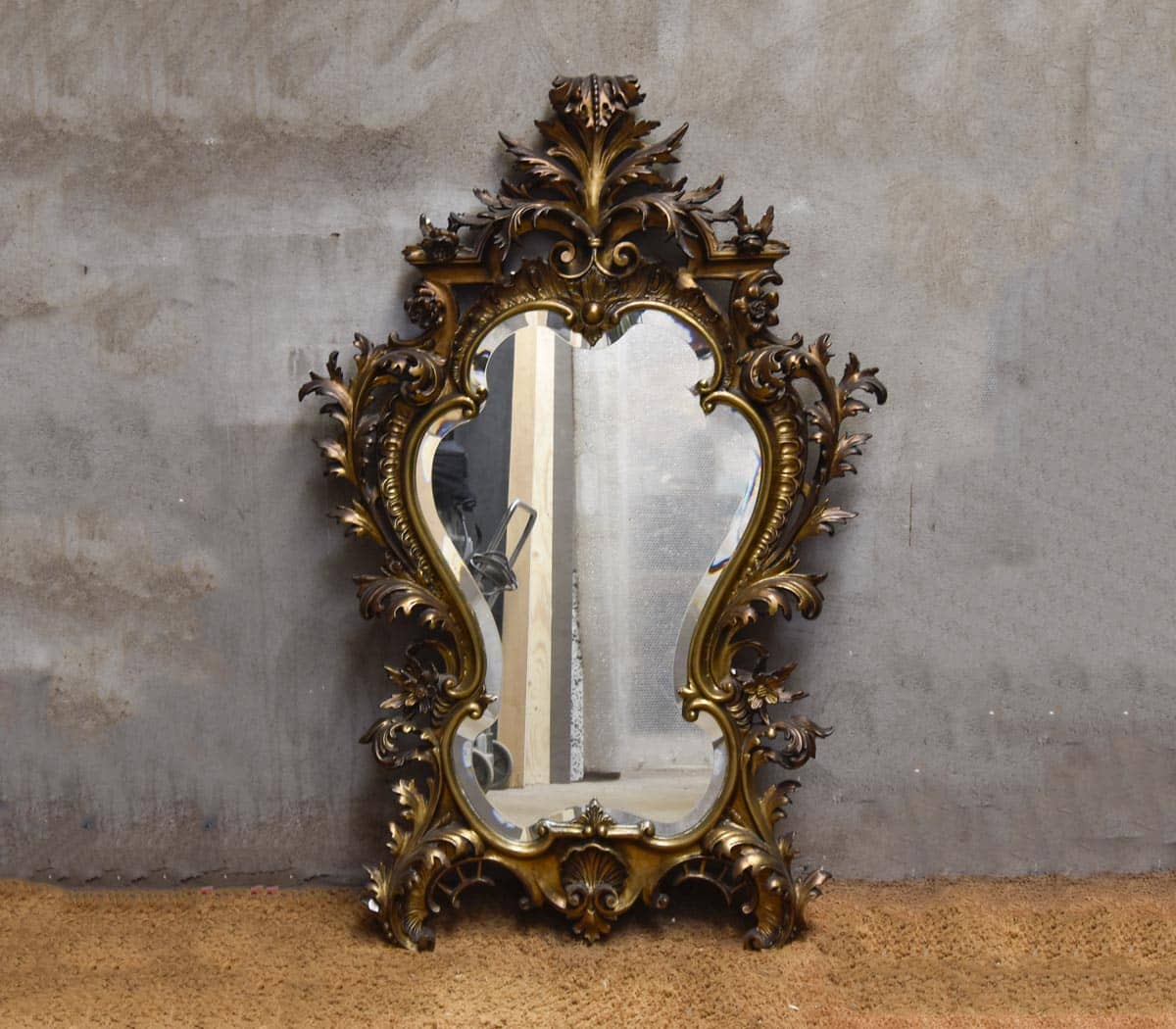 Antieke-spiegel-Rococo-stijl