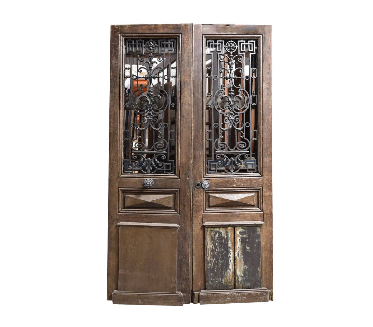 Dubbele-eiken-voordeur-met-deurrooster