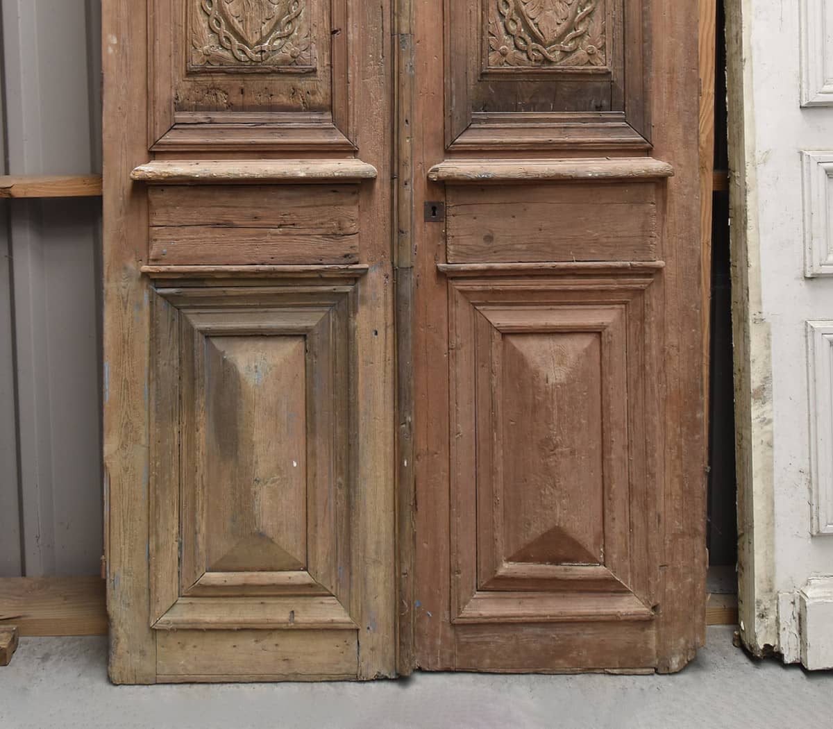 Eiken-dubbele-voordeur